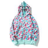 Bape miami 4th anniversary shark full zip double hoodie